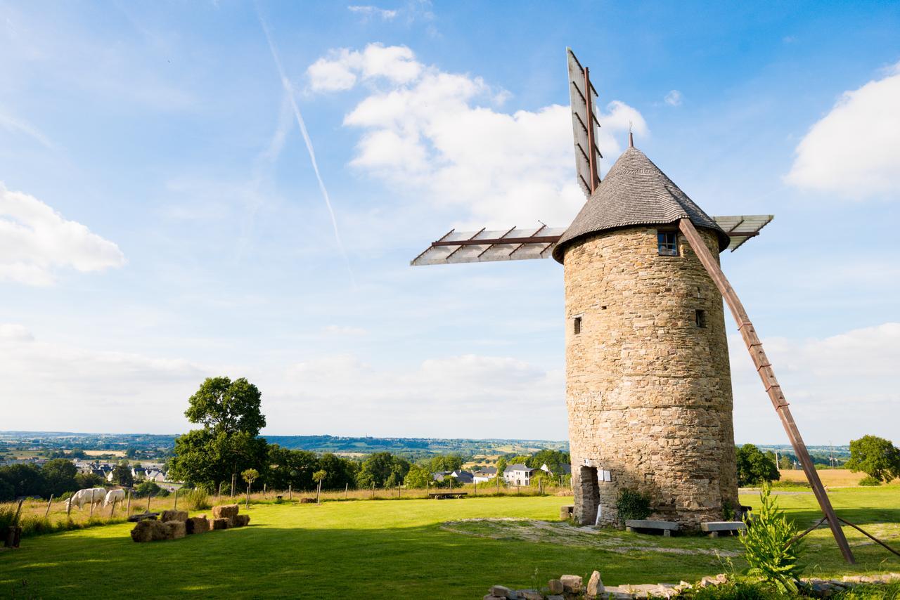 La Croix Verte - Le Relais Des Moulins Bain de Bretagne Bagian luar foto